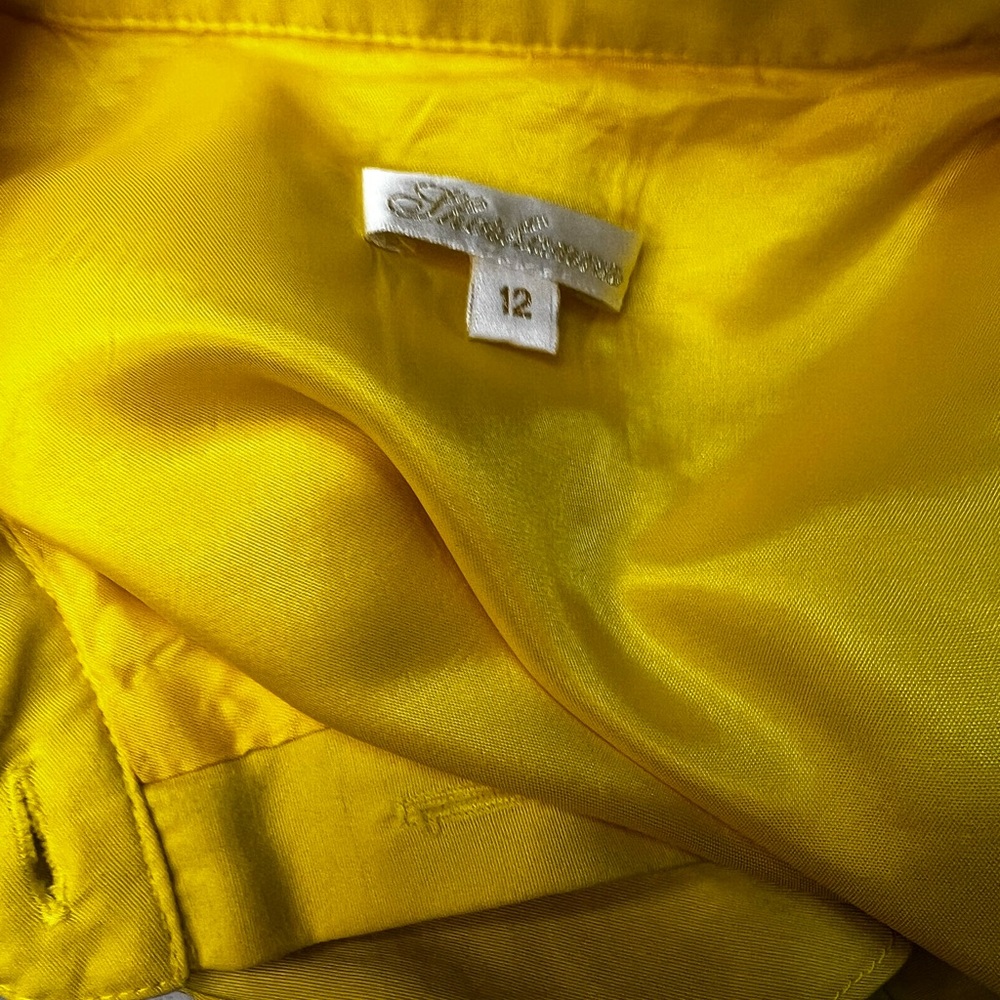 Shoshanna yellow sleeveless dress 12
Ruffle Mini Pockets Cotton Silk - Picture 13 of 16